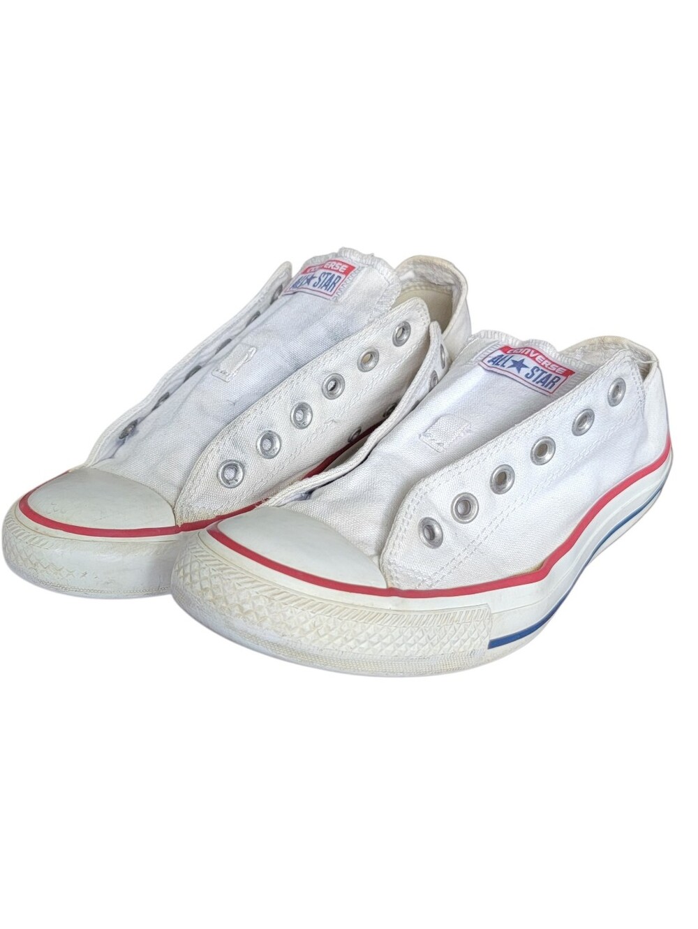 Converse Women's White Slip-On Canvas Sneakers